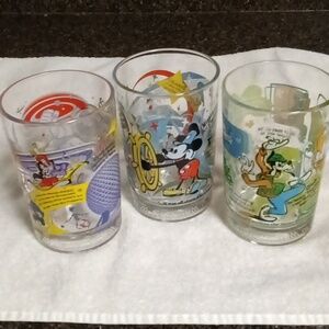 McDonald's glasses of Disney 100th anniversary
